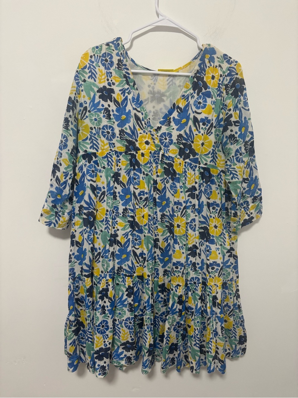 Roller Rabbit yellow and blue floral dress